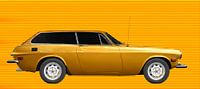 Volvo P1800 ES in yellow mixed von aRi F. Huber Miniaturansicht