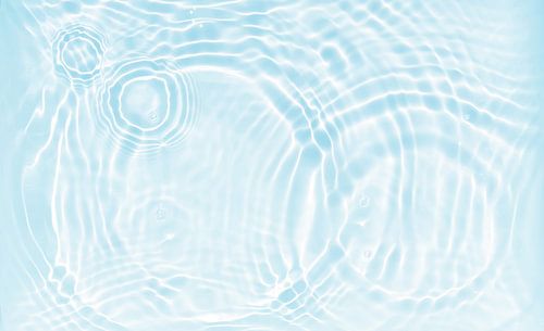 sun in water top view abstract