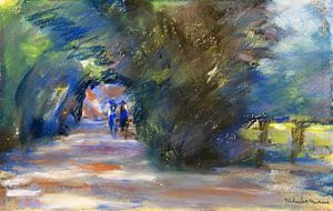 Allee mit zwei Reitern, MAX LIEBERMANN, Wohl 1911