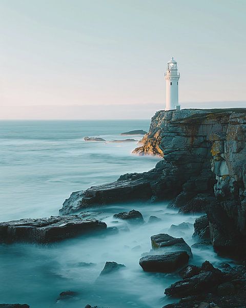 Leuchtturm in der Ferne von fernlichtsicht