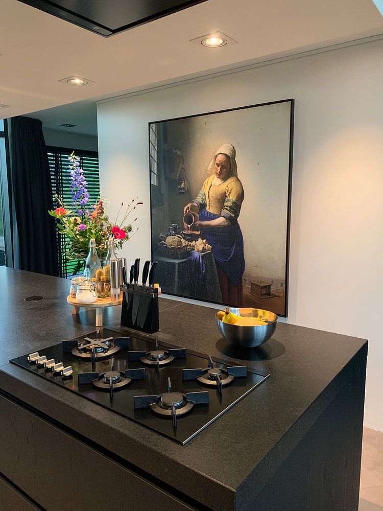 Dienstmagd mit Milchkrug - Vermeer gemälde