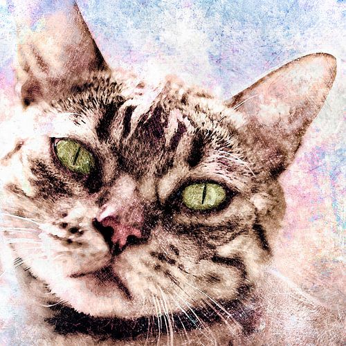 Groene ogen, eigen willetje van Studio Mirabelle