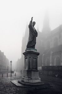 Haarlem: Lautje in de mist. van OK