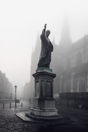 Haarlem : Lautje dans le brouillard.