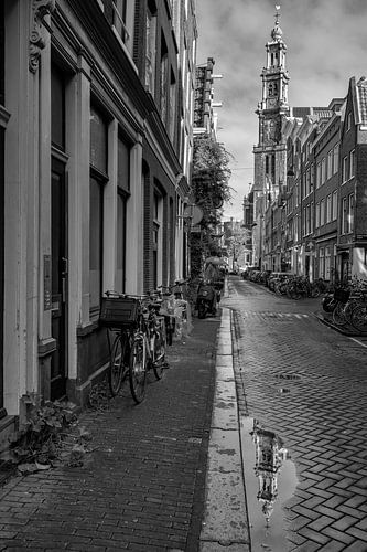 Zicht op de Ouwe Wester in Amsterdam