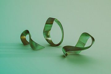 Drie lussen in groen van Jonathan Schöps | UNDARSTELLBAR