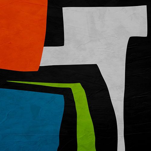 Organische abstracte kunst - kleurentonen