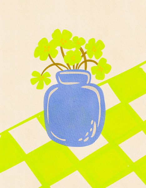 Neon-Blumen von Nikita Jariwala