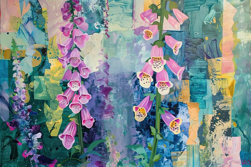 Roze Bloemen van Bloemen Studio