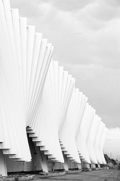 Station van Reggio Emilia in Italië door architect Santiago Calatrava van Truus Nijland