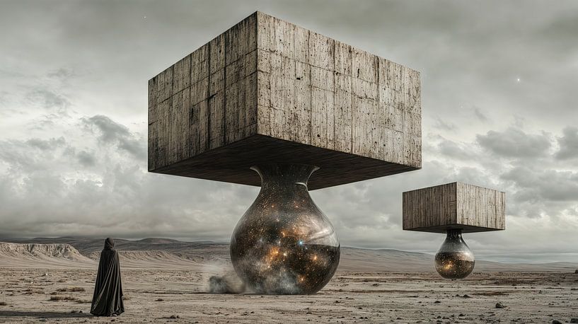 Die Säulen des Kosmos von Klaus Tesching - Art-AI