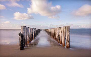 Breakwater Breskens Zeeland by Sabine Scheyvaerts