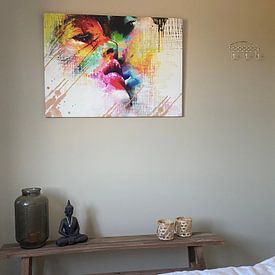 Photo de nos clients: le bisou par Artmaster, sur toile