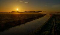 Goldenen Sonnenaufgang