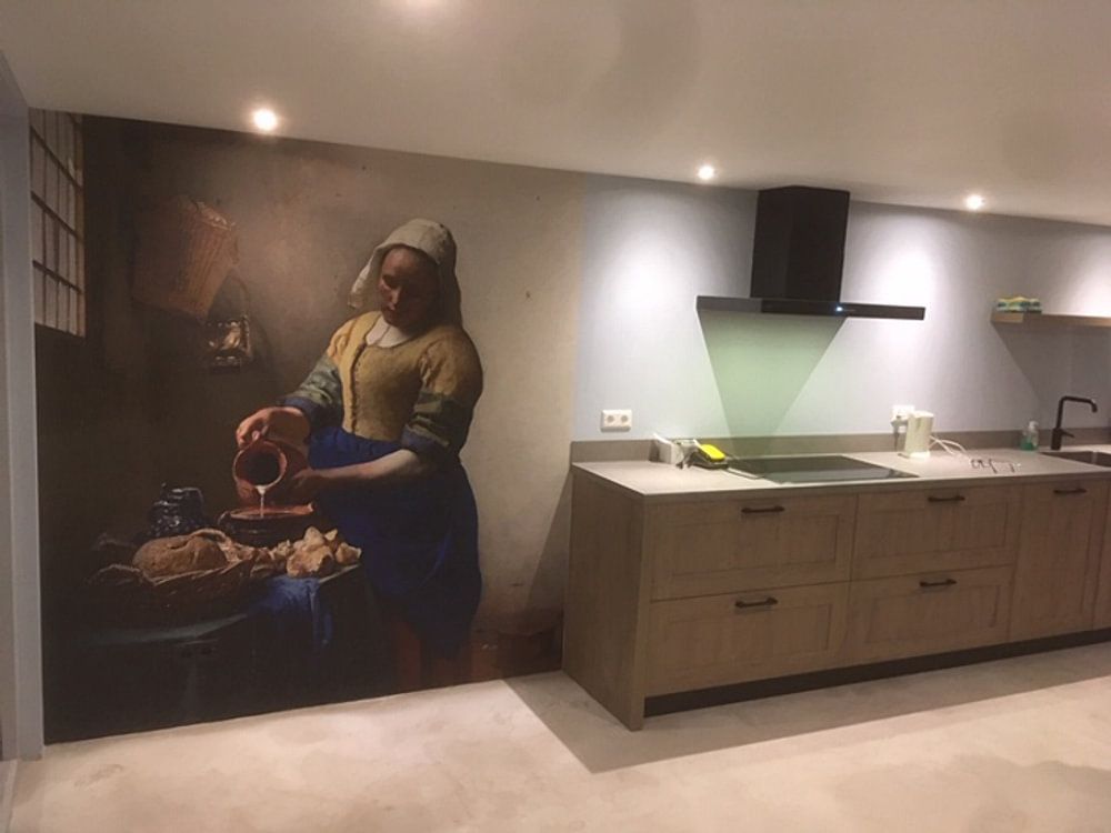 Dienstmagd mit Milchkrug - Vermeer gemälde