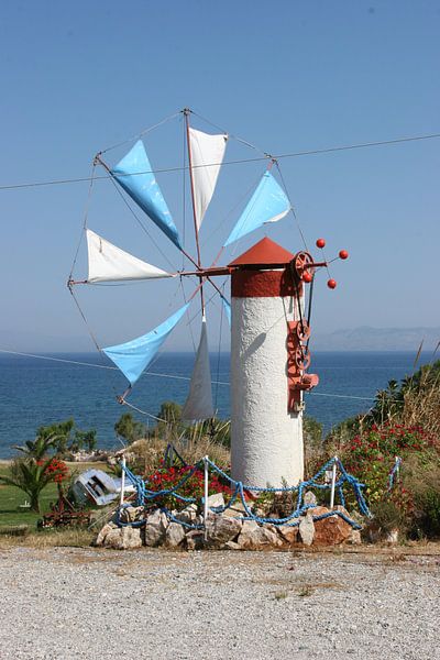 Windmolen Rhodos by Fred Roland
