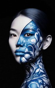Portrait en Bleu