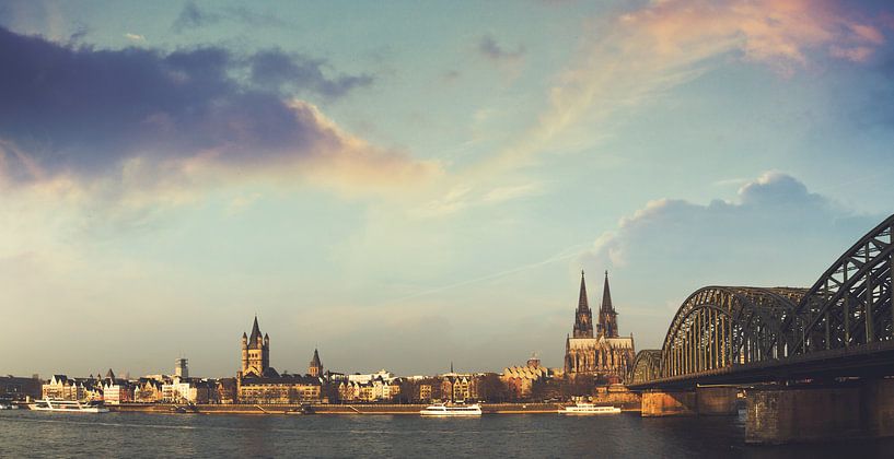 Cologne with Cathedral Panorama by Dirk Wüstenhagen