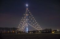 Grootste kerstboom ter wereld - Zendmast, IJsselstein van Rossum-Fotografie thumbnail