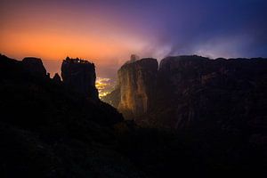 Amazing morning light at Meteora, Kalabaka, Greece by Konstantinos Lagos