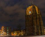 De Oldehove in de avond, Leeuwarden van Chiel Hoekstra thumbnail