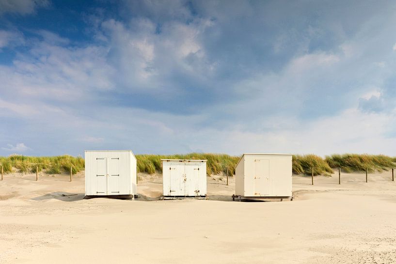 strandhuisje langs de Nederlandse kust van gaps photography