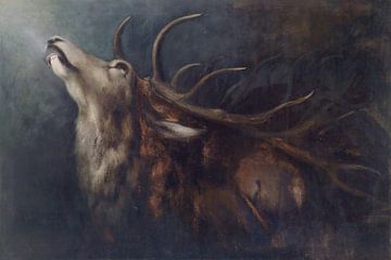 Dying deer, Karl Wilhelm Diefenbach by Atelier Liesjes