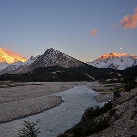 Lever de soleil dans les Andes sur Christian Peters