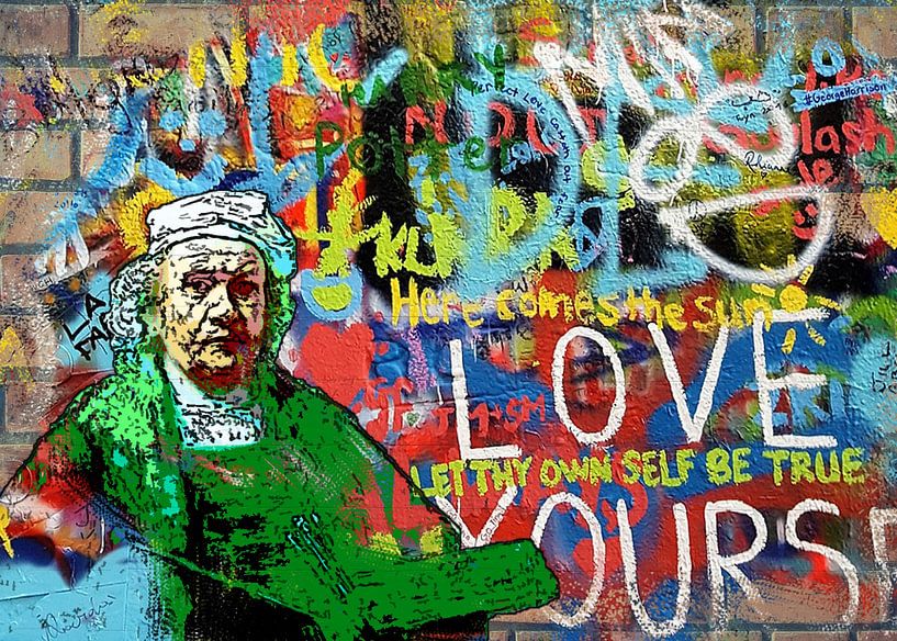 Rembrandt graffiti by Reinaerde Digiteam Woerden