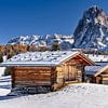 Hüttenromantik Seiser Alm Südtirol von Achim Thomae Photography