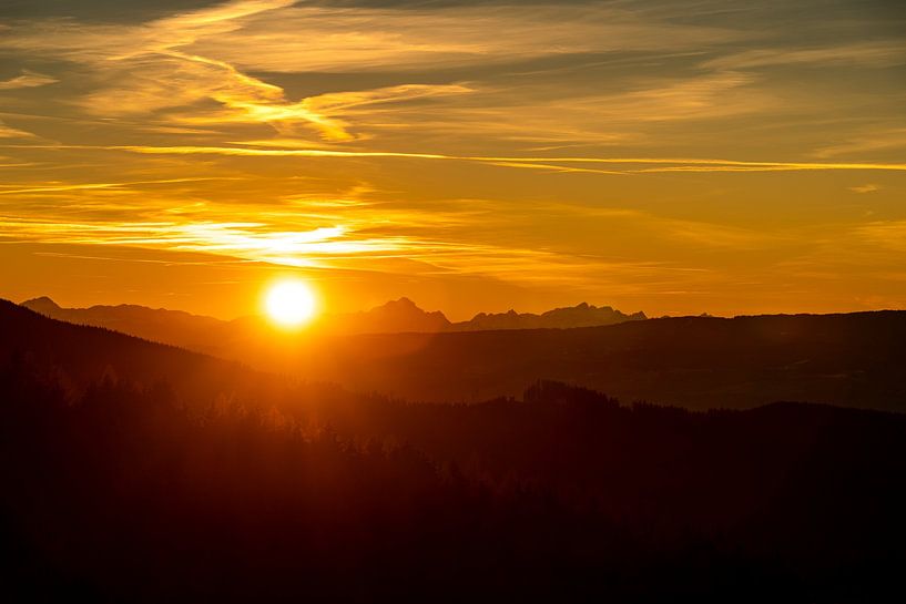 Coucher de soleil en Carinthie par Stephan Zaun