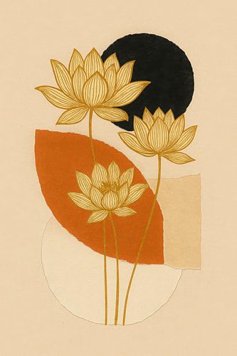 Japandi Lotus Serenity