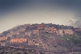 Mountain village in the fog by Sander van Leeuwen