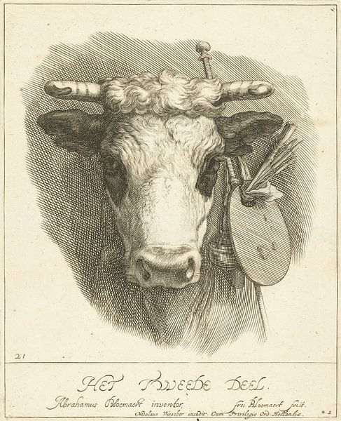 Abraham Bloemaert, Title page, Book of Drawings, part 2, c. 1679 by Atelier Liesjes