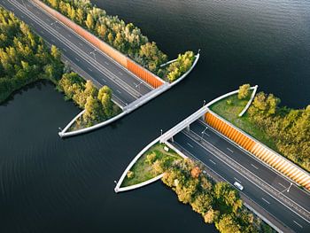 Veluwemeer-Aquädukt bei Harderwijk