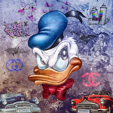 Donald Duck van Rene Ladenius Digital Art