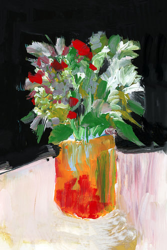 Vibrant Abstract Flowers