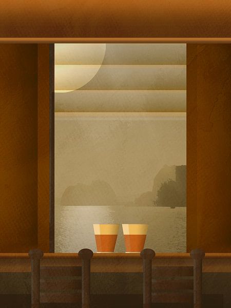 Koffie aan zee van Joost Hogervorst