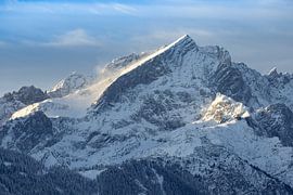 Morgenlicht an der Alpspitze von Andreas Müller