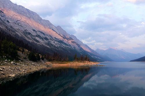 La lumière dans les montagnes