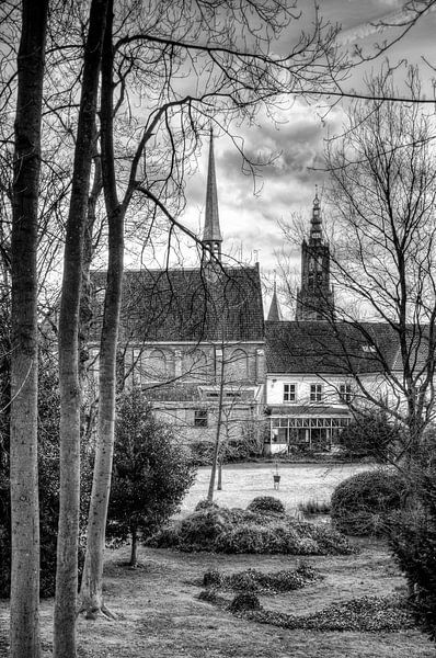 Sint Aegtenkapel historisch Amersfoort zwartwit par Watze D. de Haan