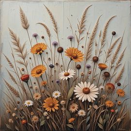 Goldene Wiese Gelassenheit von Artistic