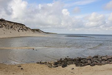 Lonely bay near Hörnum on Sylt