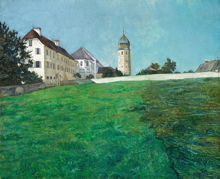 Ein Blick auf Frauenchiemsee, Wilhelm Trübner von Meisterhafte Meister