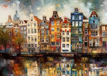 Amsterdam Schilderij van Preet Lambon