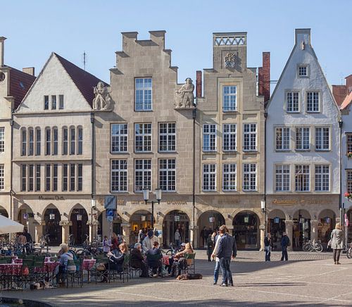 Prinzipalmarkt, Giebelhäuser, Münster, Stadt, Westfalen