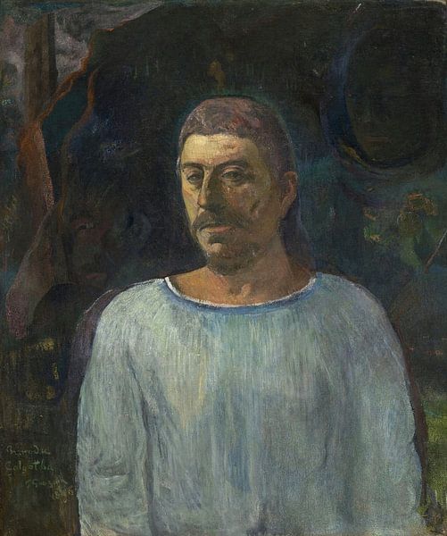 Selbstbildnis (bei Golgatha), Paul Gauguin von Meisterhafte Meister
