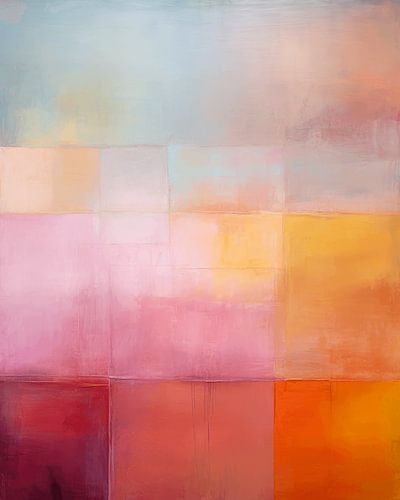 Modern und abstrakt in Pastellfarben von Studio Allee