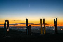Haniel slagheap with comet Neowise by Marcel Rieck