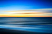 Levendige tinten blauw en geel - Kustabstract